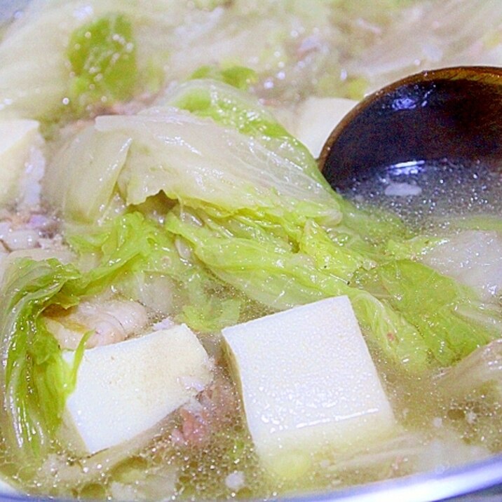 白菜の豚肉の気長煮